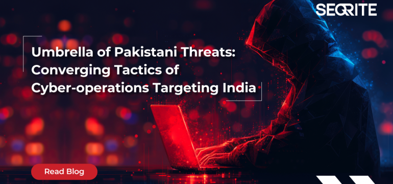 Umbrella of Pakistani Threats: Converging Tactics of Cyber-operations Targeting India