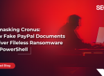 Unmasking Cronus: How Fake PayPal Documents Deliver Fileless Ransomware via PowerShell