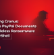 Unmasking Cronus: How Fake PayPal Documents Deliver Fileless Ransomware via PowerShell